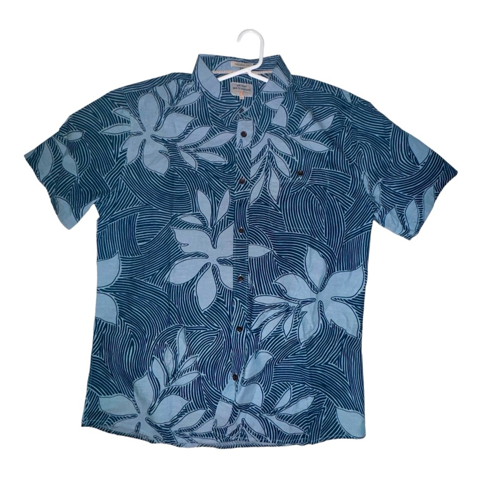 QUICK SILVER Men’s Waterman Collection XXL Tailored Fit Button Up Shirt
